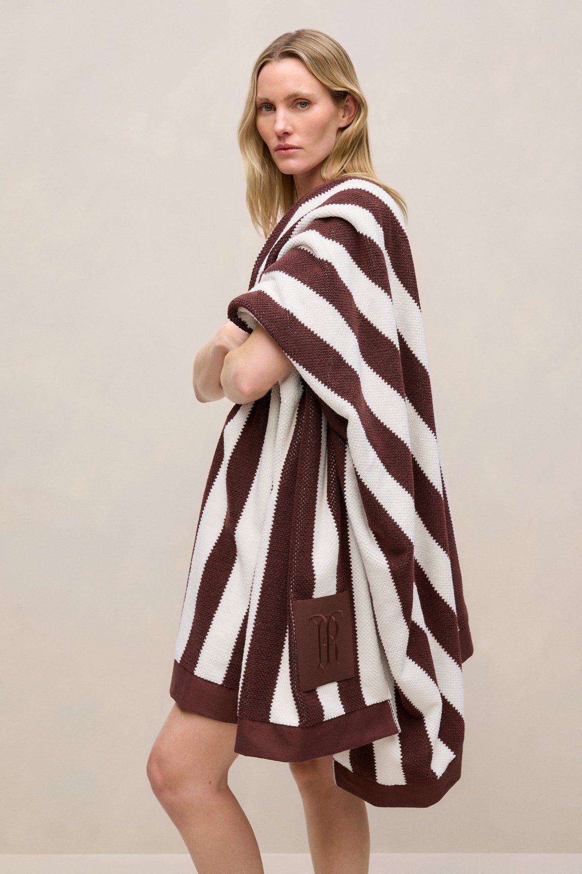 Cotton Jacquard Stripe Tr Towel