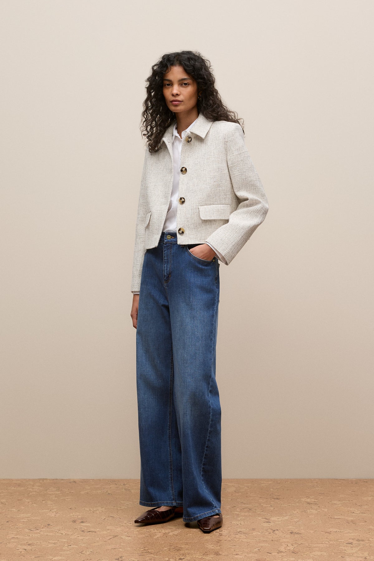 Tweed Cropped Jacket