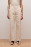 Garment Dyed Denim Tailored Pant