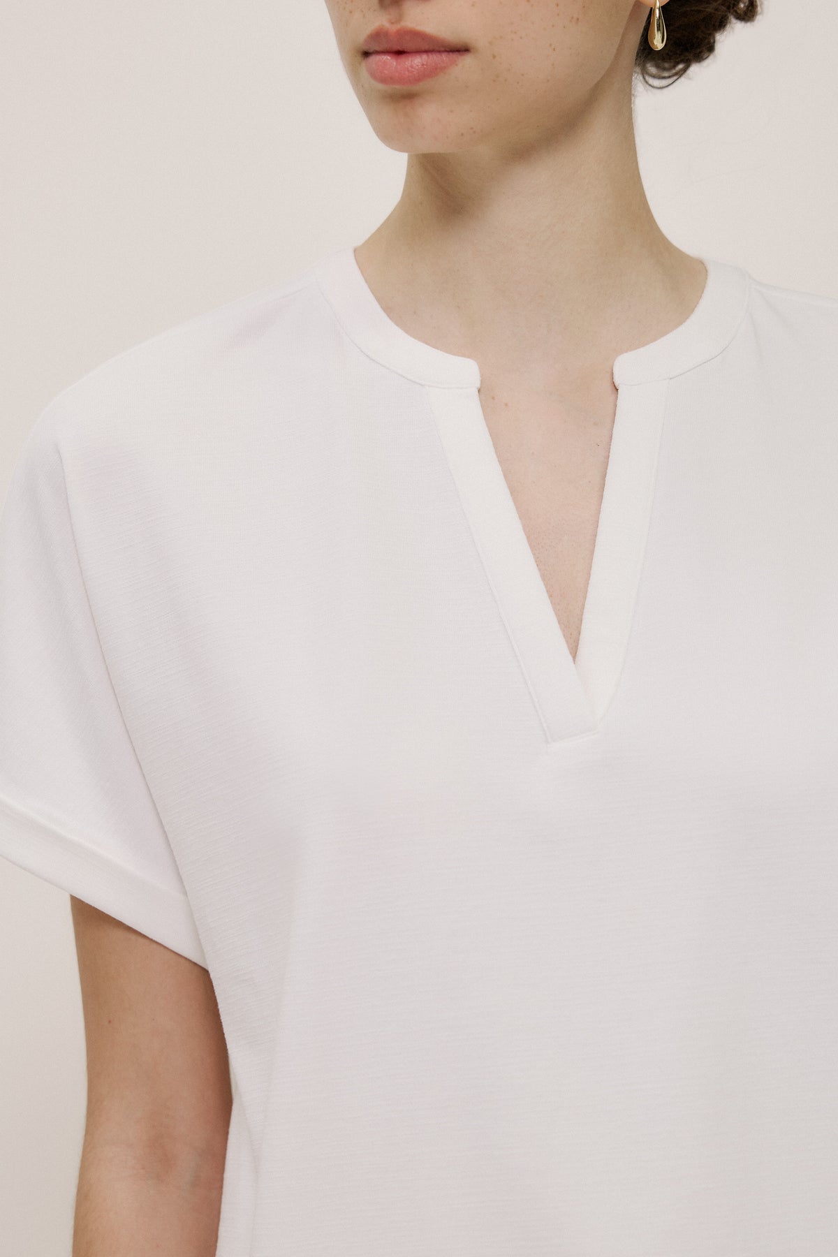 Relaxed V Neck T-Shirt