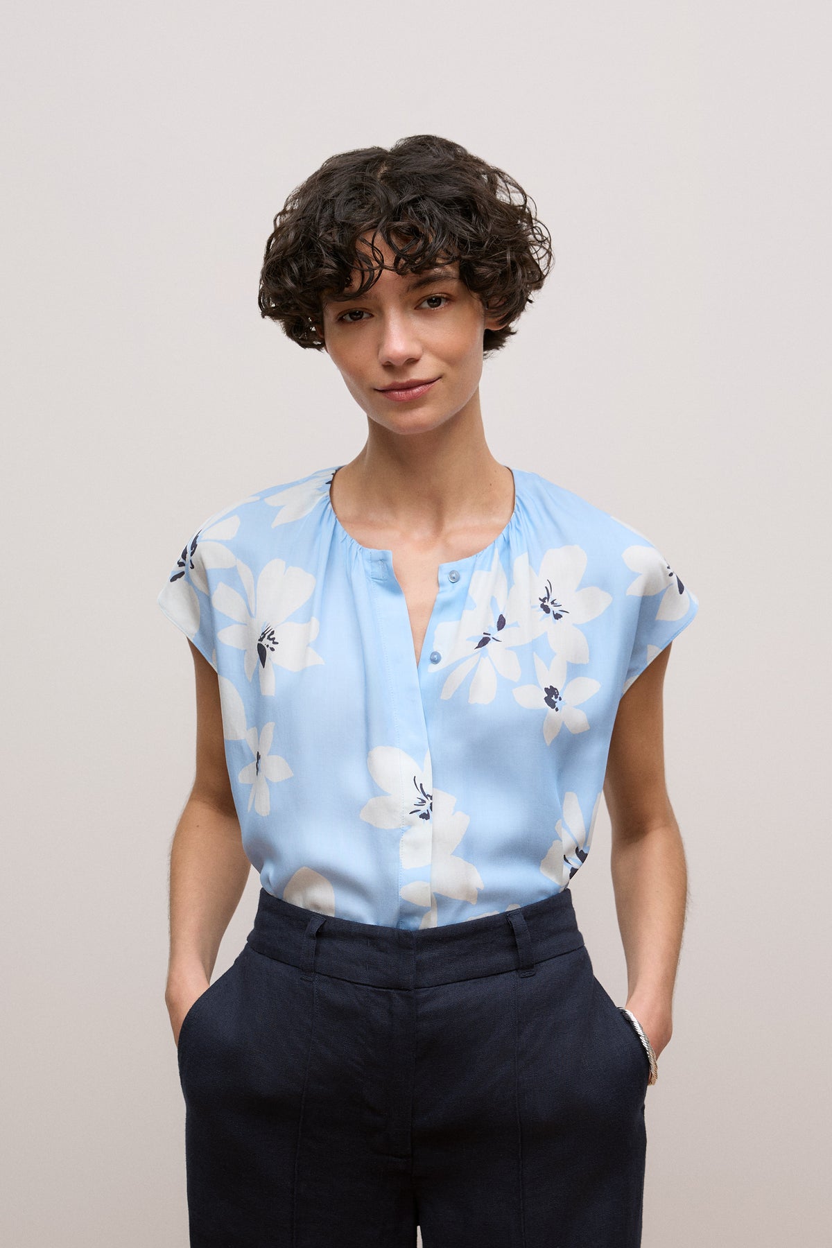 Sorell Modal Cap Sleeve Blouse