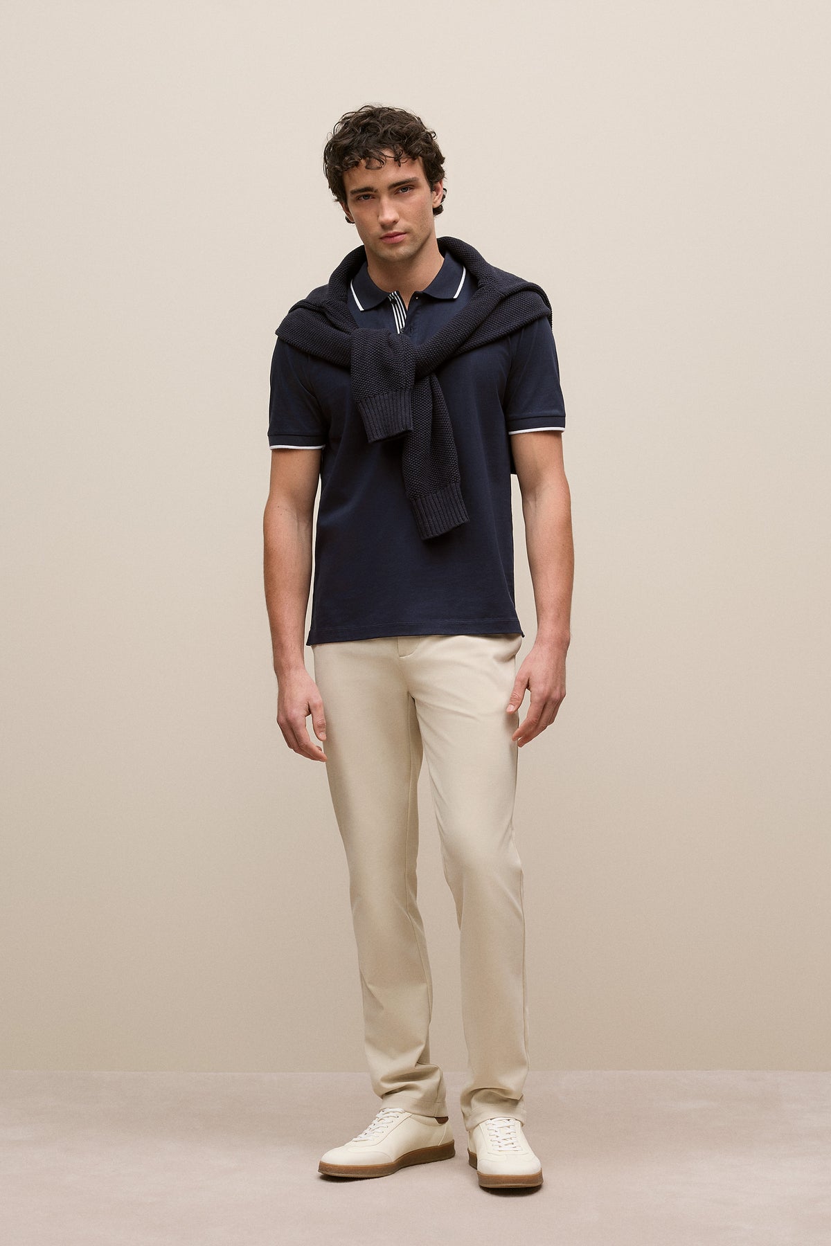 Mercerised Cotton Tipped Polo