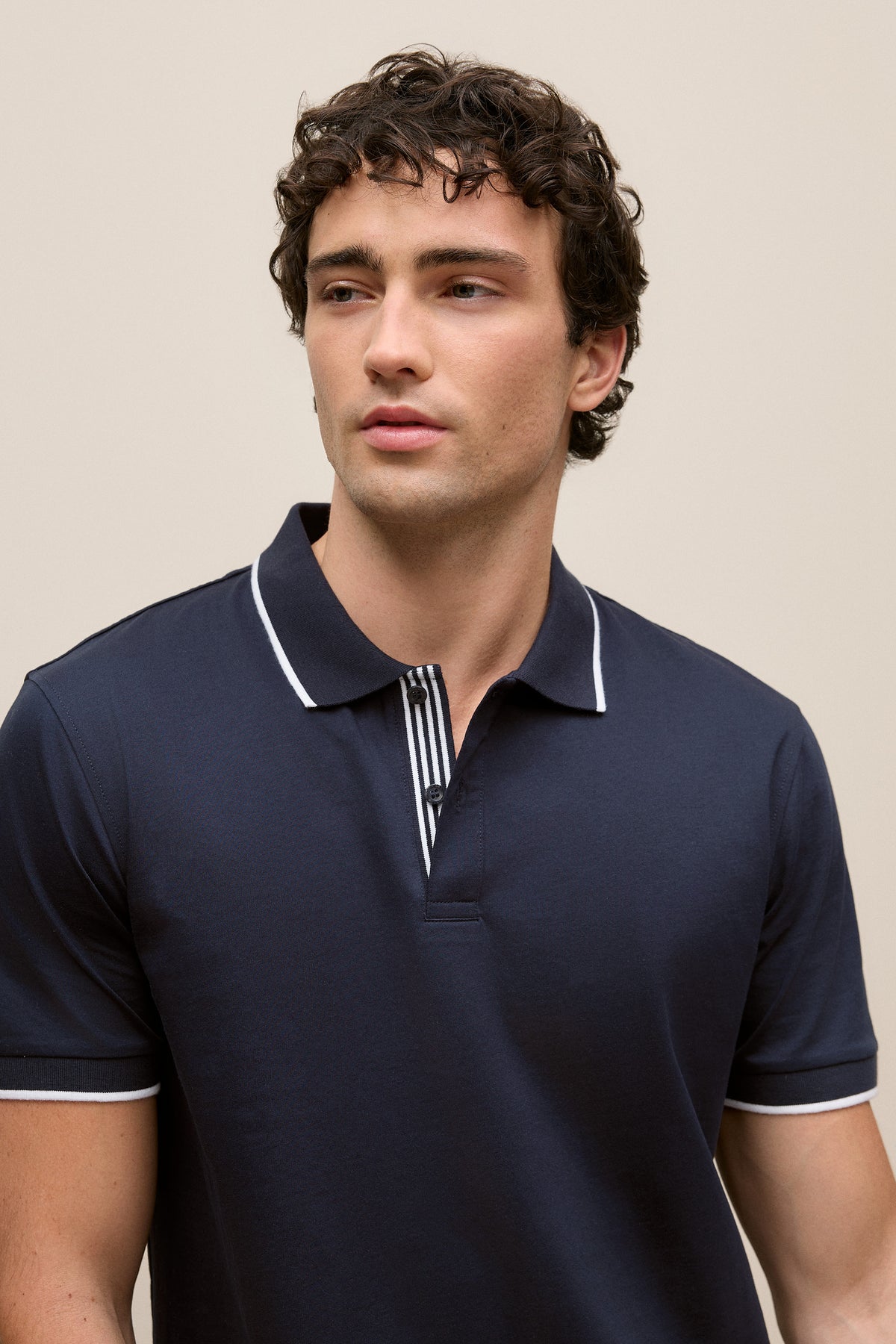 Mercerised Cotton Tipped Polo