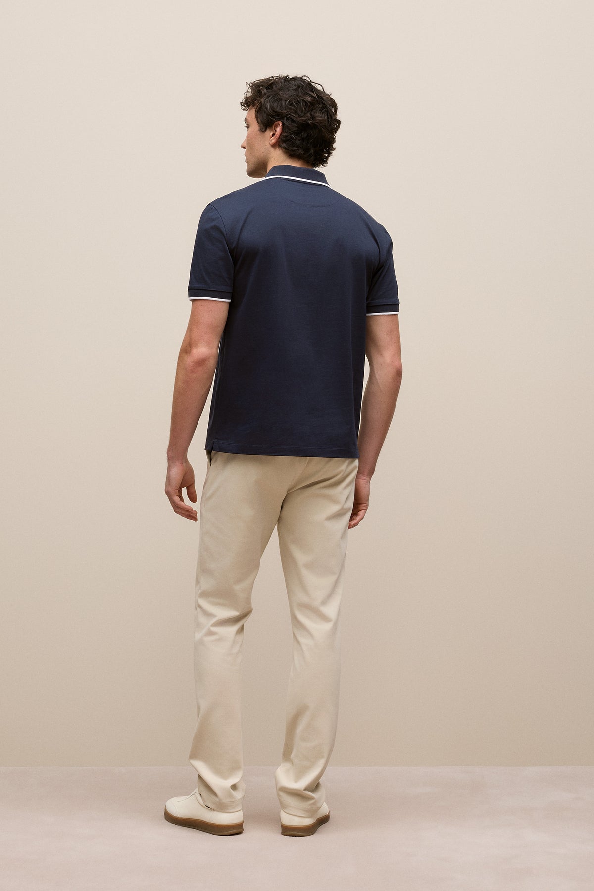 Mercerised Cotton Tipped Polo