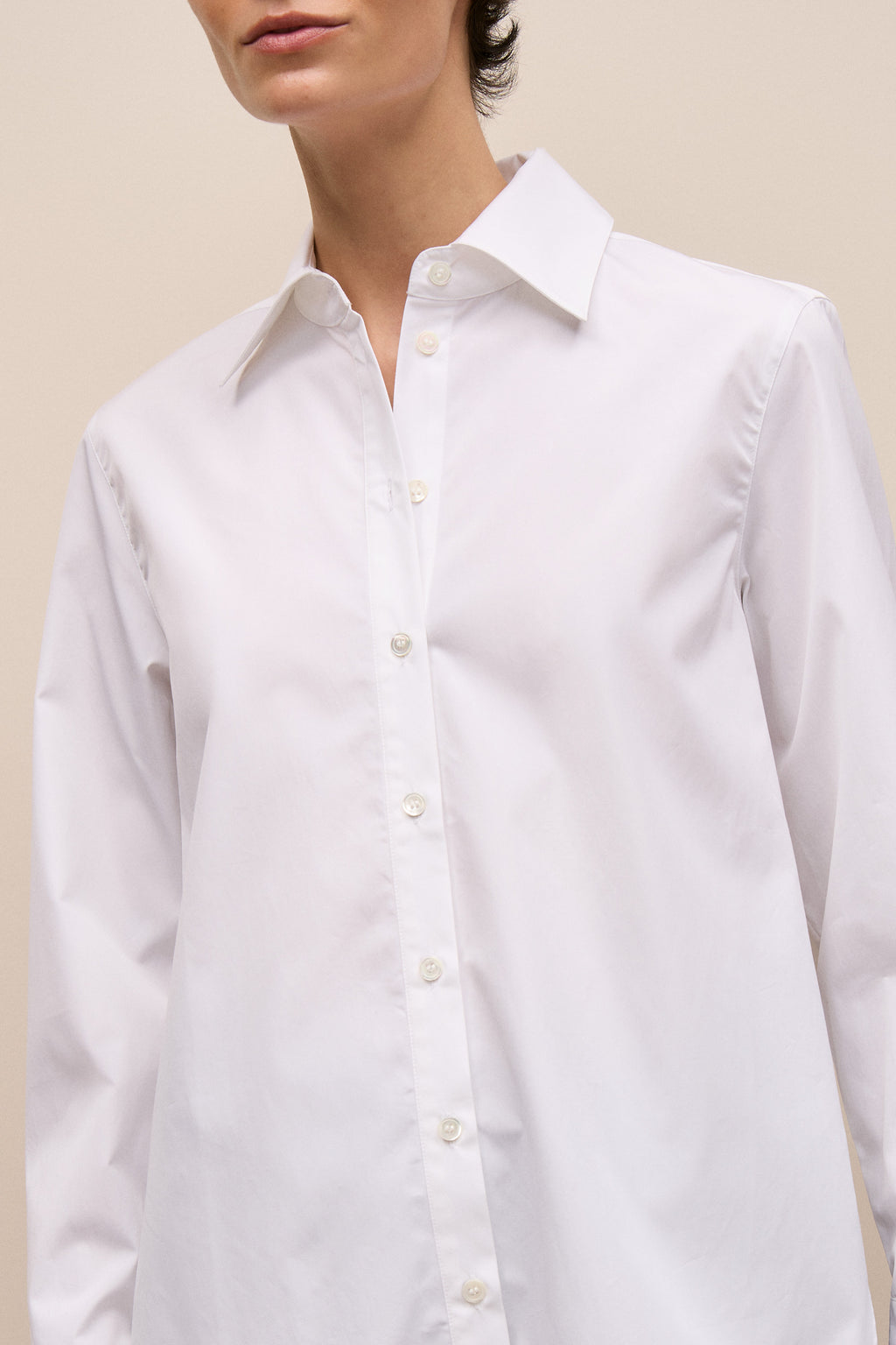 Cotton Poplin Long Sleeve Shirt