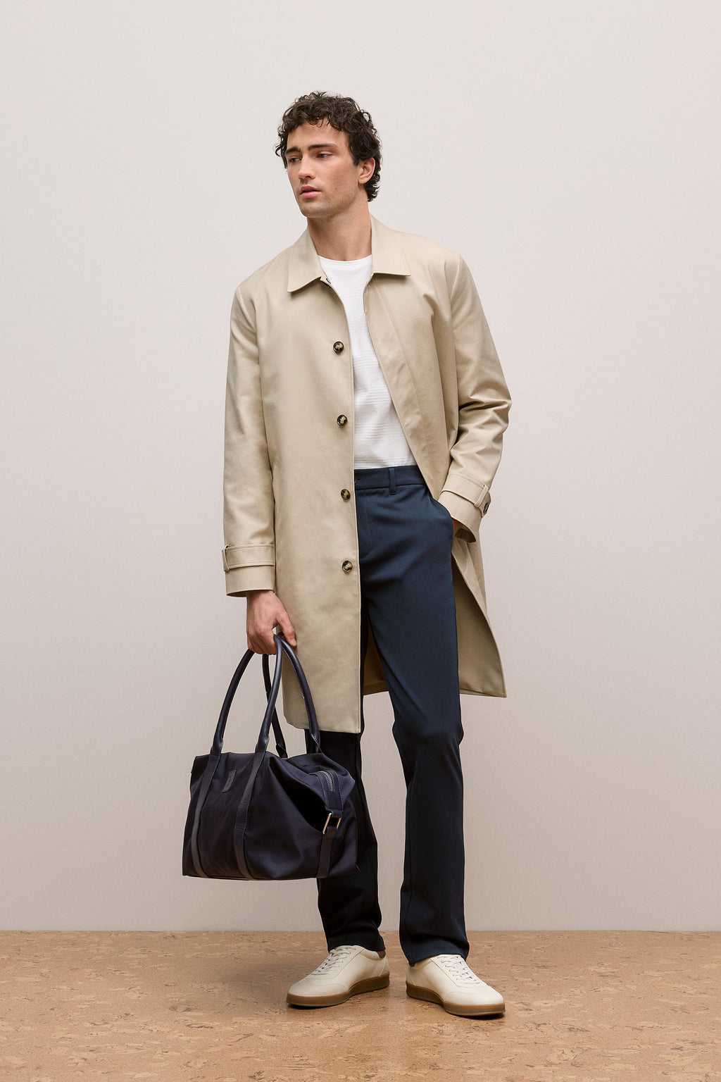 Terra Leather Trimmed Travel Bag