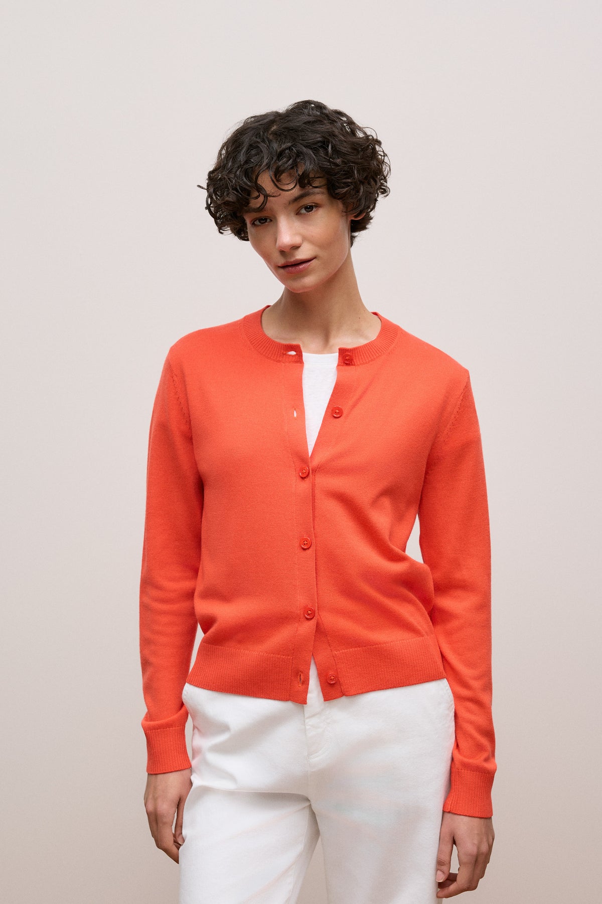 Merino Classic Crew Cardigan