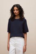 Textured 3/4 Sleeve Knit