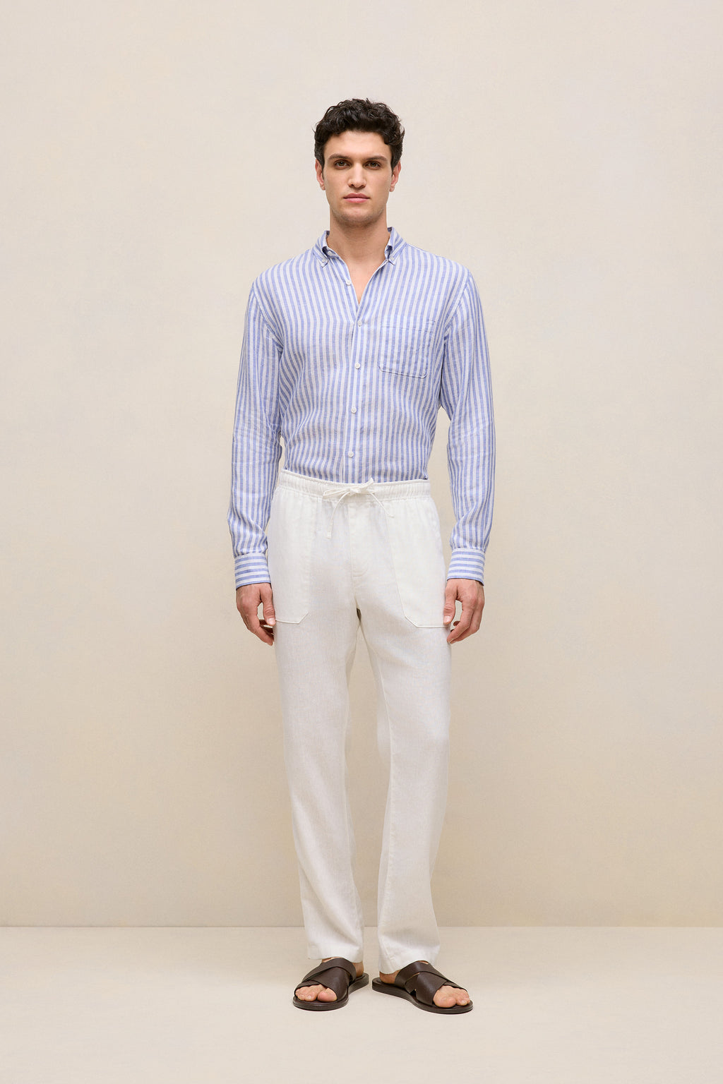 Linen Drawcord Pant