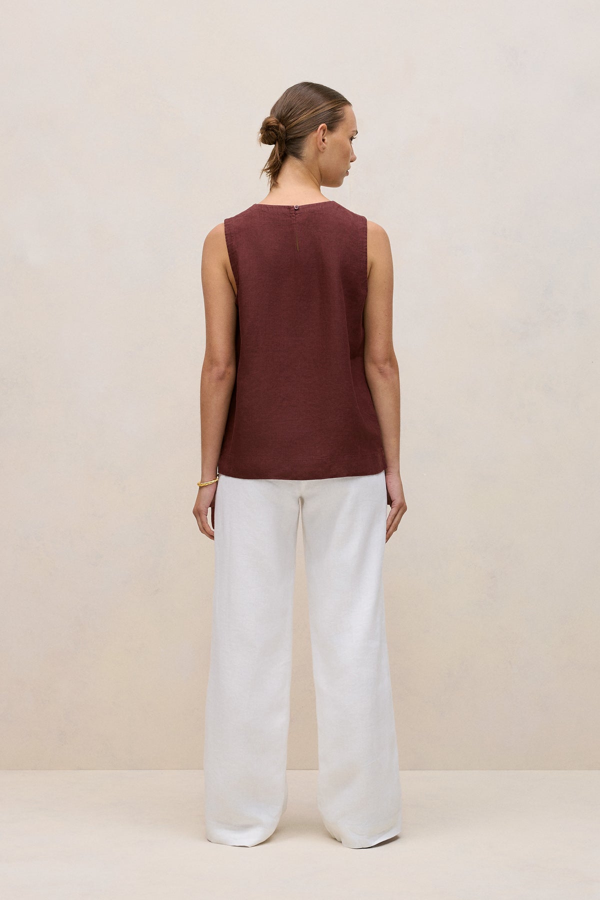 Delave Linen Shell Tank
