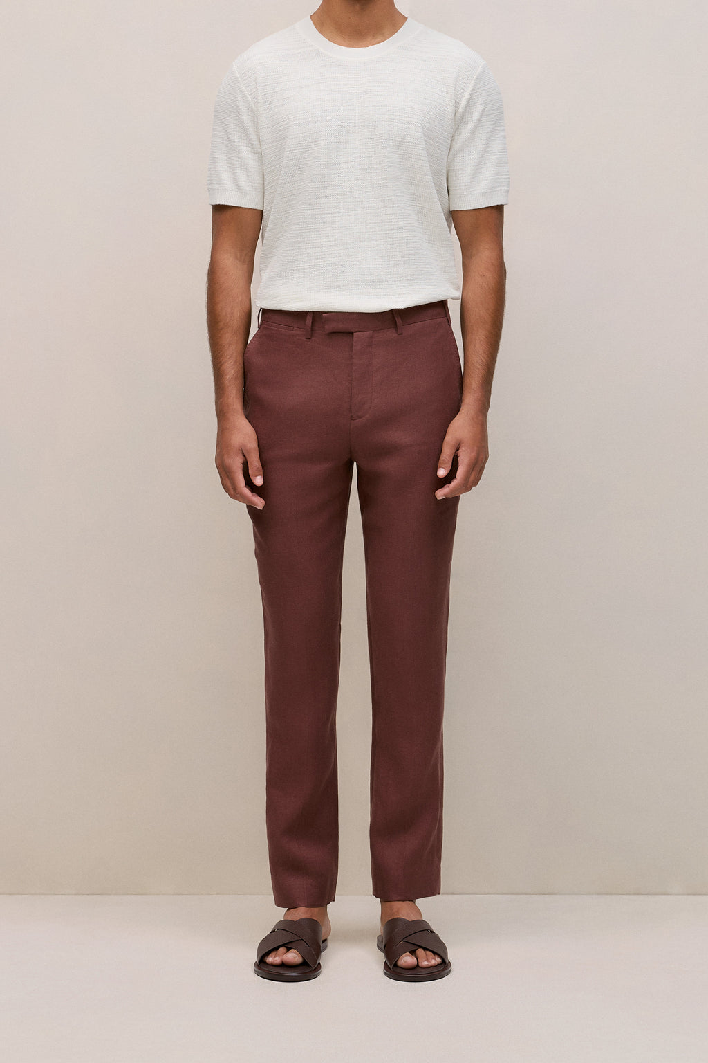 Regular Fit Belgian Linen Pant