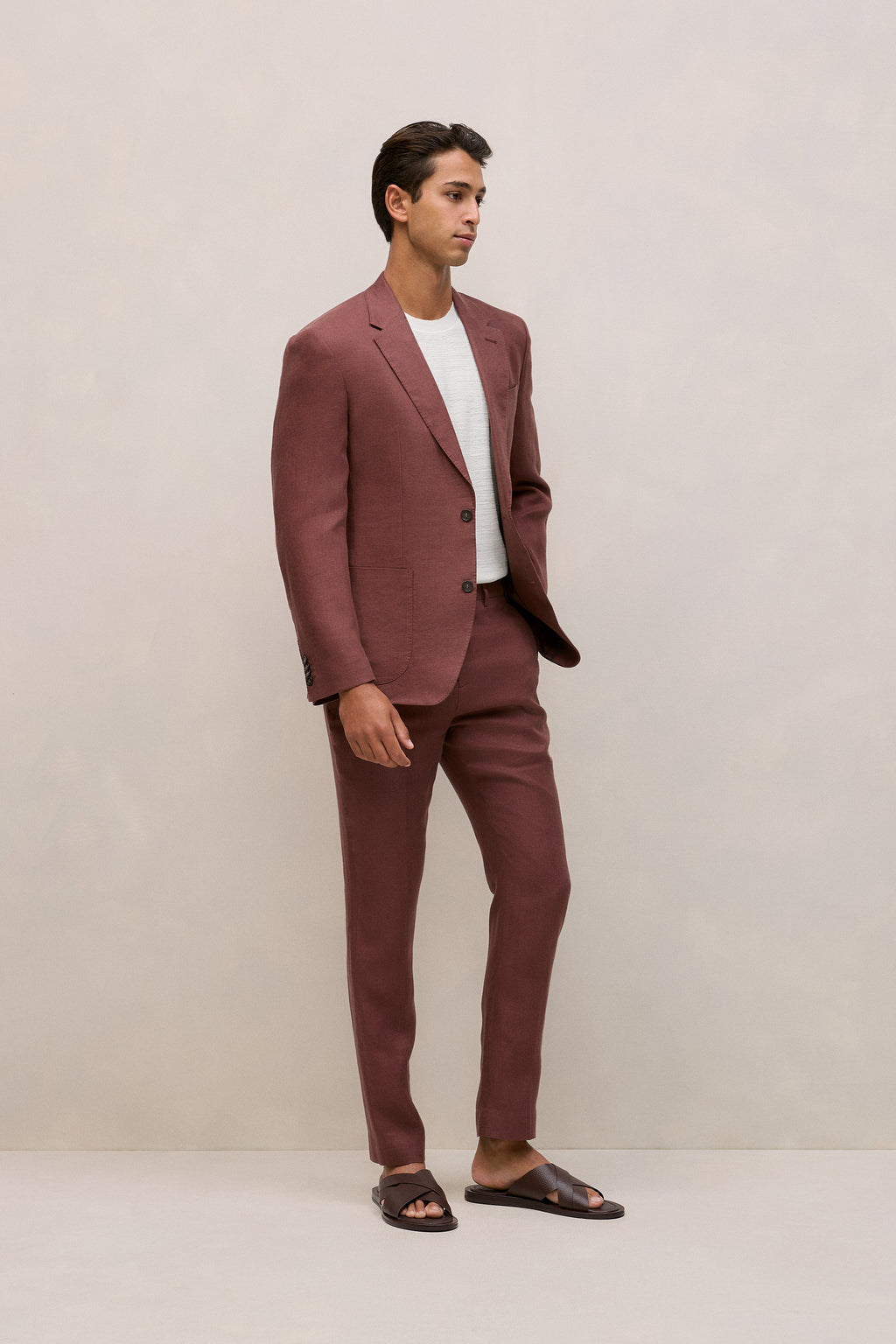 Regular Fit Belgian Linen Pant