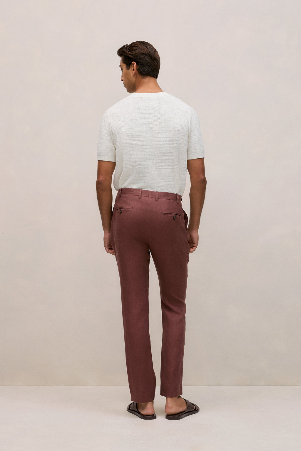 Regular Fit Belgian Linen Pant