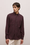 Brushed Cotton Melange Shirt