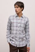 Brushed Cotton Melange Check Shirt