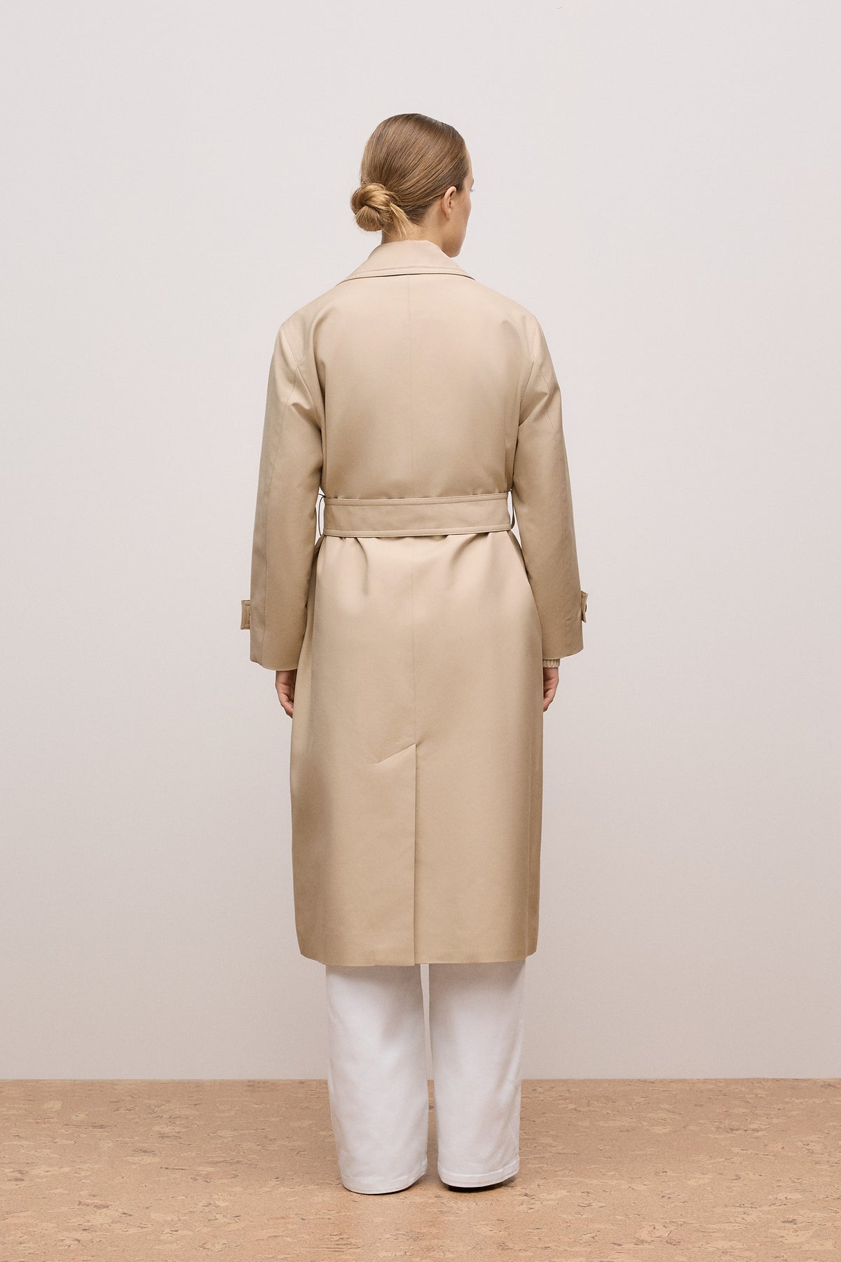 Double Cloth Longline Trench Coat