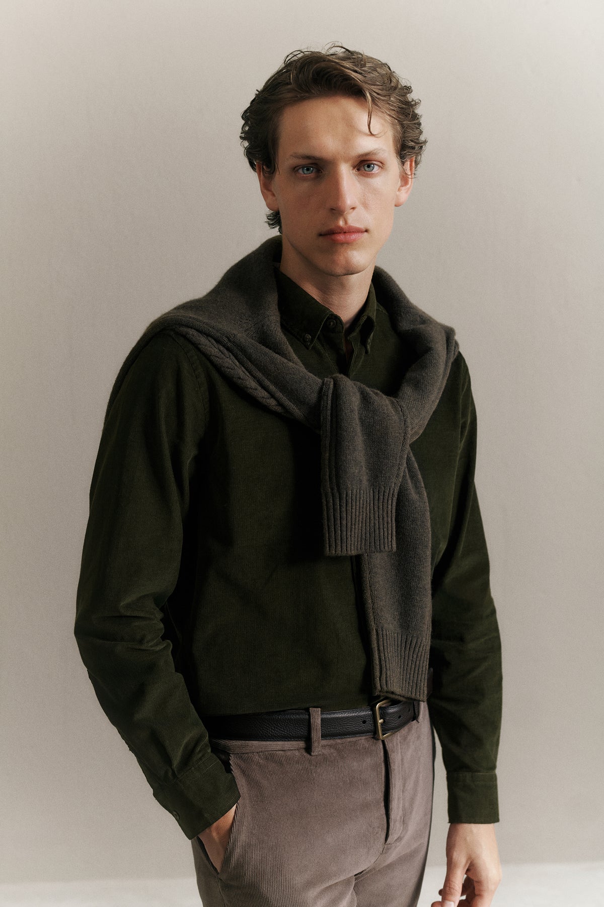 Regular Fit Cord Shirt