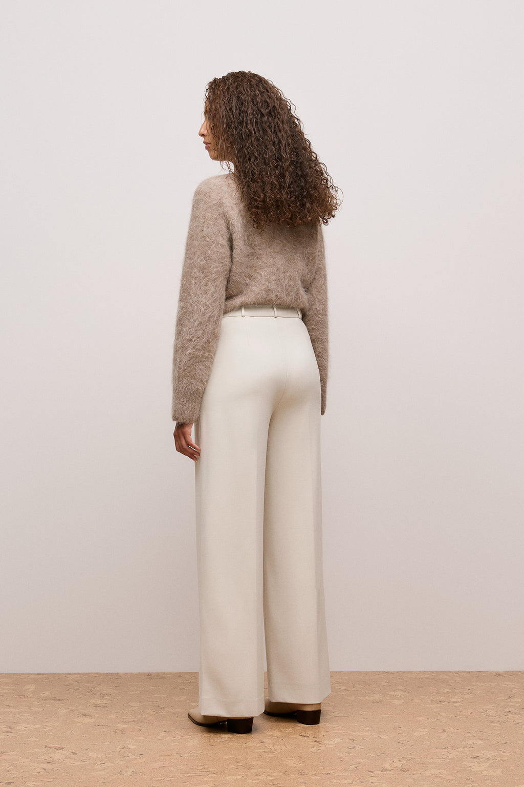 Ponte Tailored Wide Leg Pant