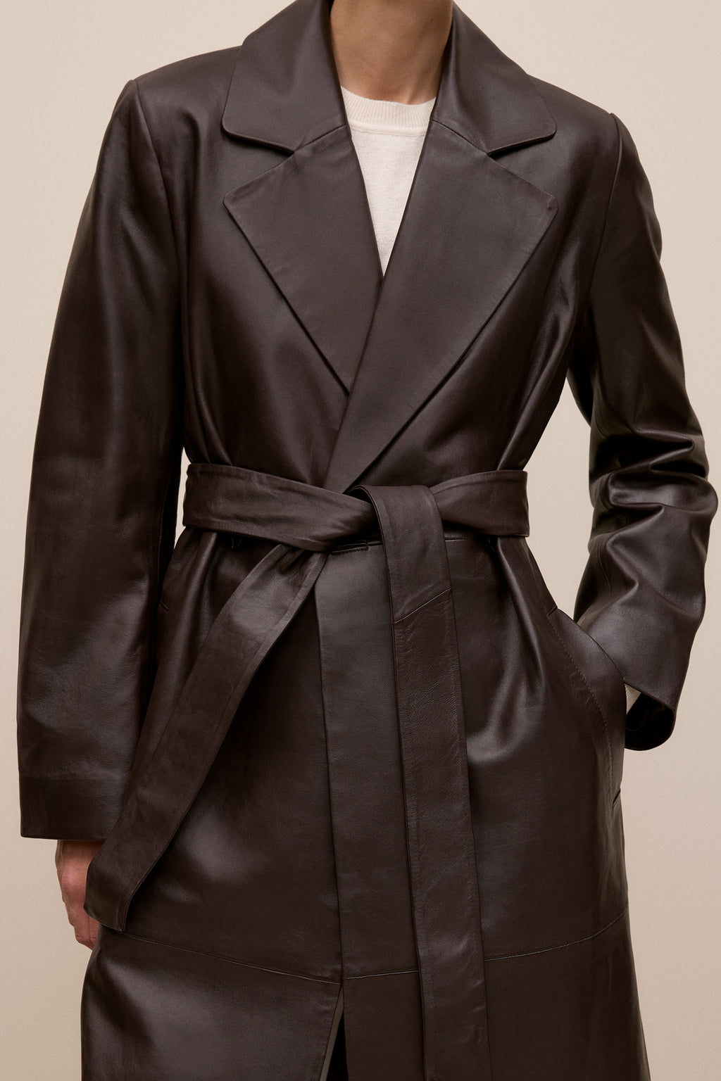Leather Trench Coat