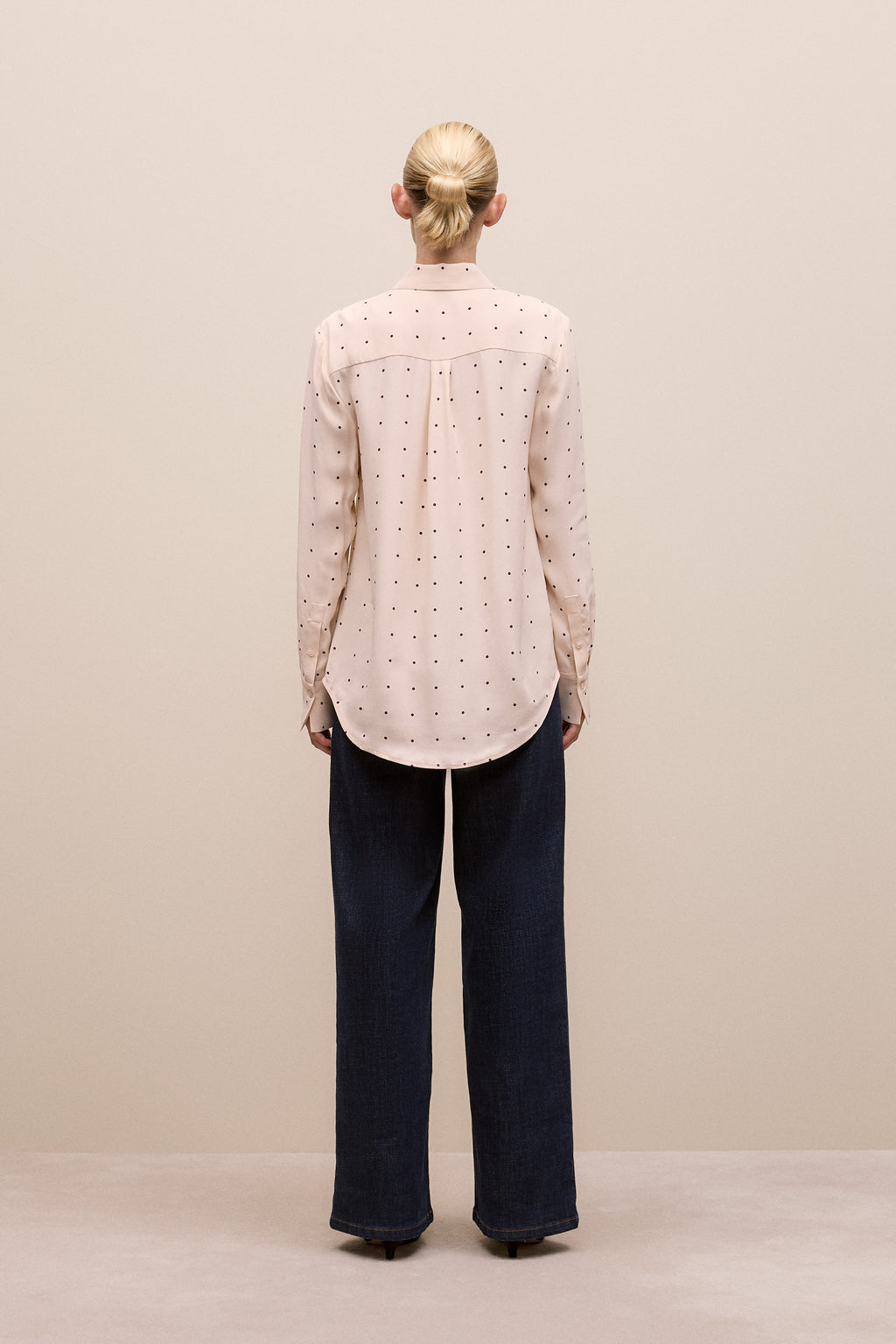 Auralie Satin Spot Shirt