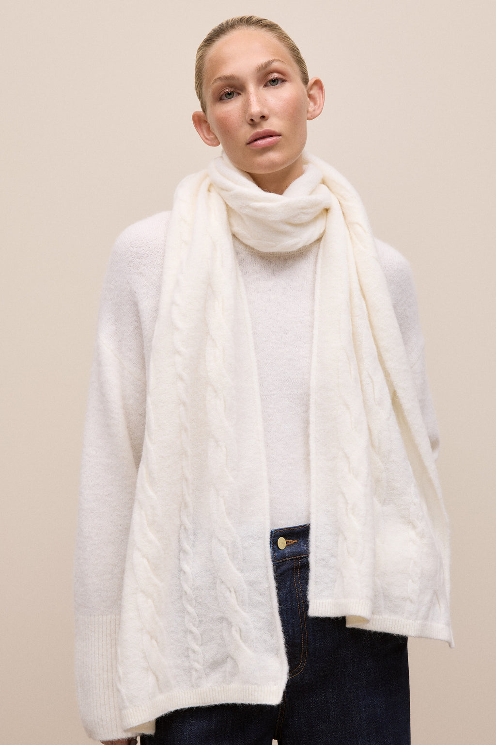 Cable Knit Scarf