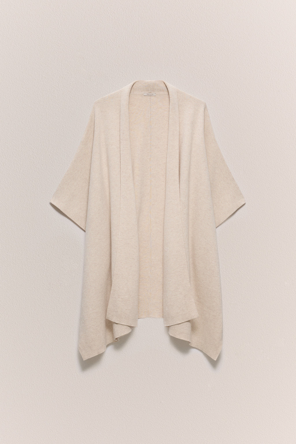 Cotton Cashmere Blend Poncho