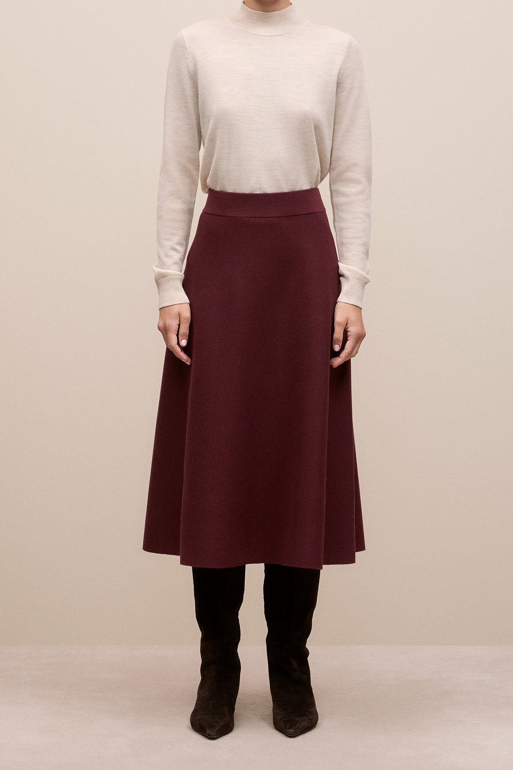 Merino Milano Knit Skirt