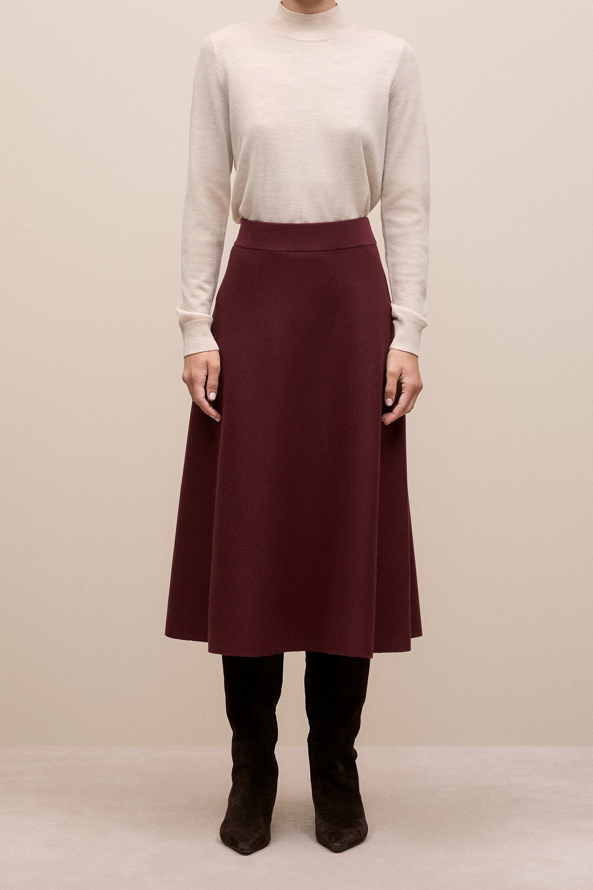 Merino Milano Knit Skirt