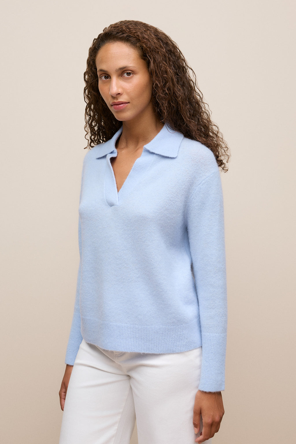 Alpaca Merino Blend Polo