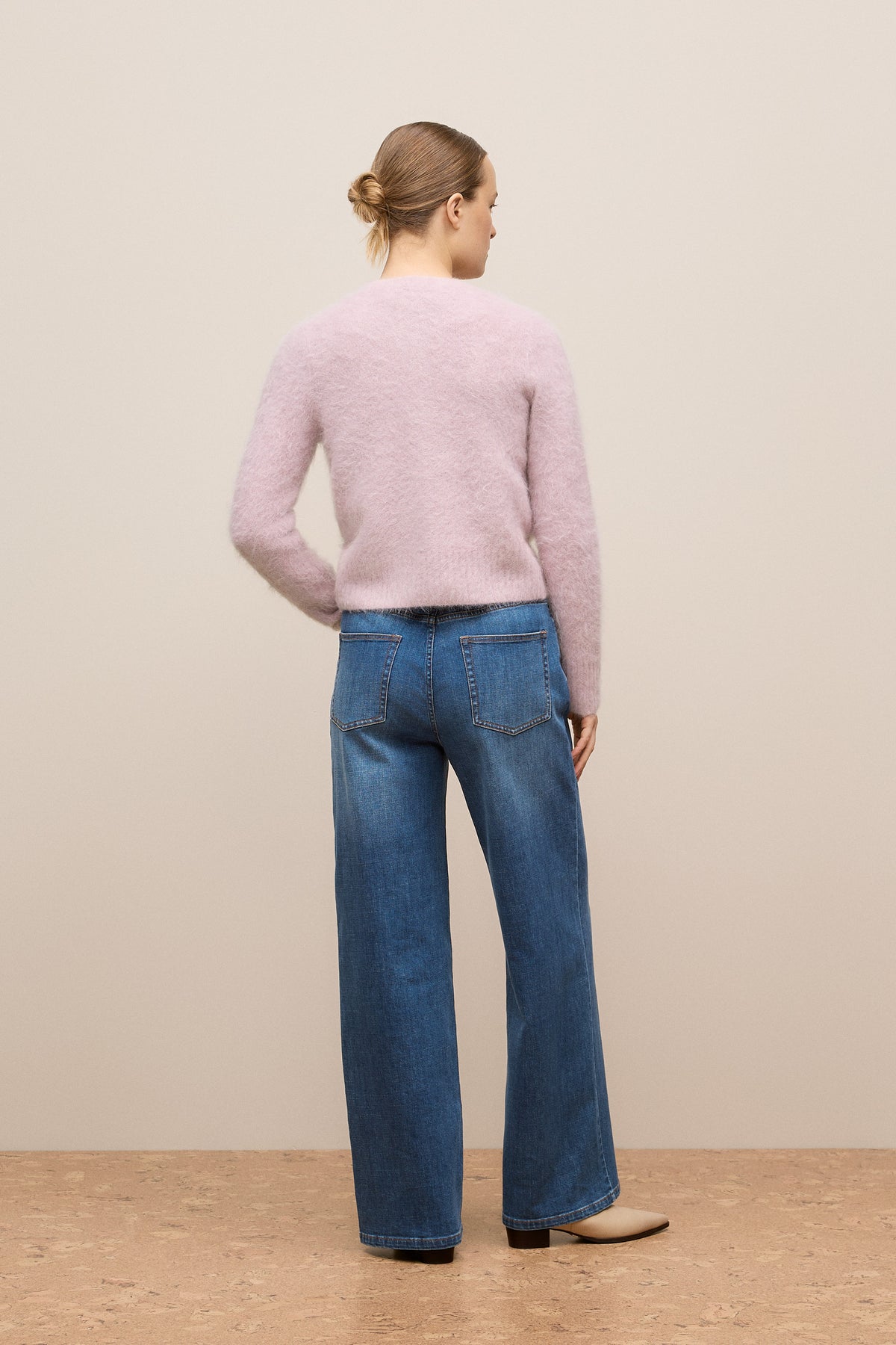 Brushed Alpaca Button Through Cardigan