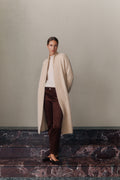 Brushed Alpaca Longline Cardigan