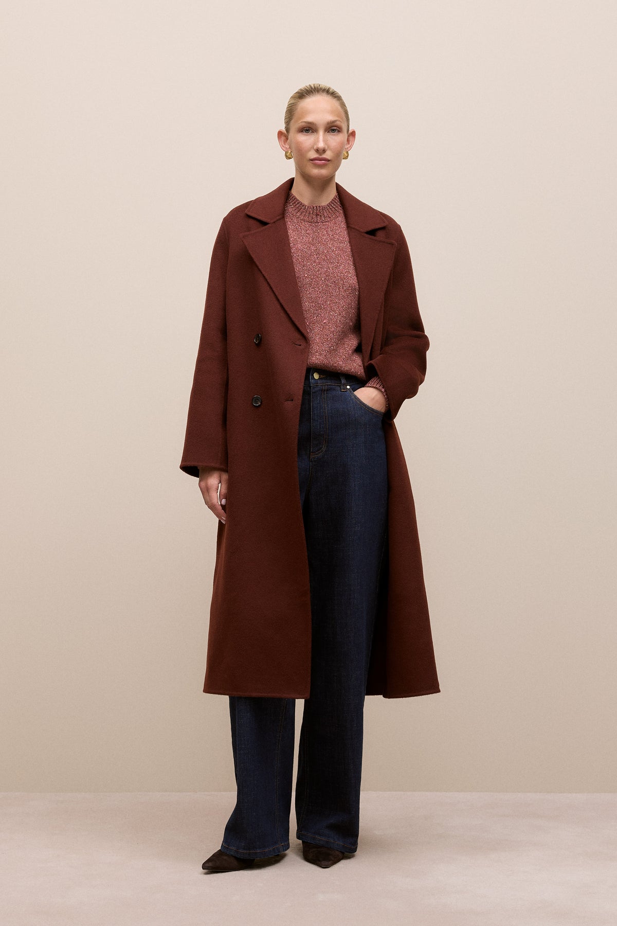 Wool Cashmere Sparkle Crew