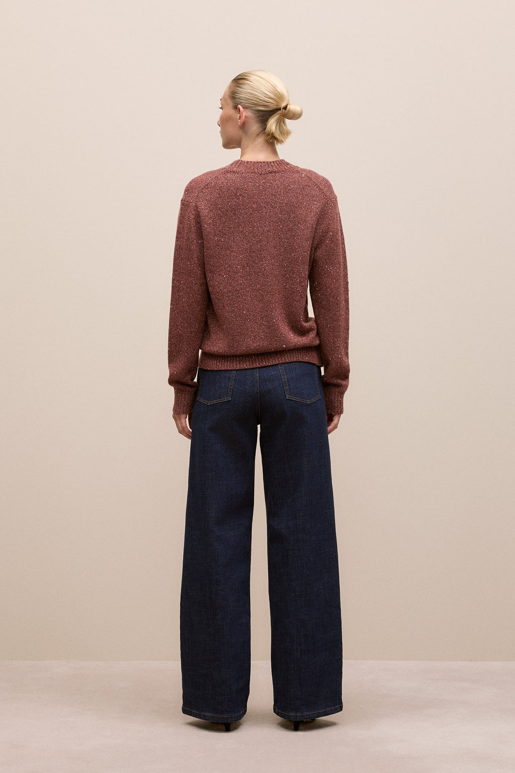 Wool Cashmere Sparkle Crew