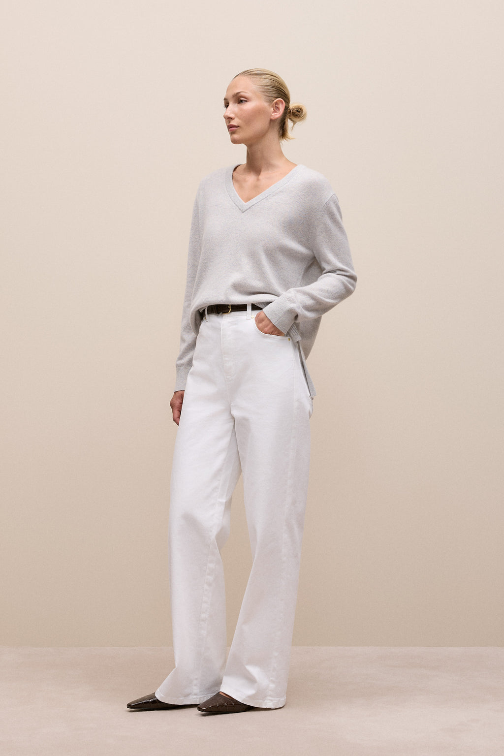 Cashmere Relaxed V-Neck