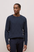 Merino Cable Knit Crew