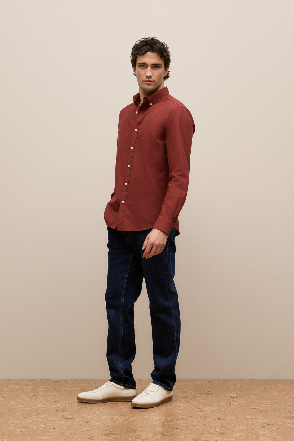 Regular Fit Monogram Oxford Shirt