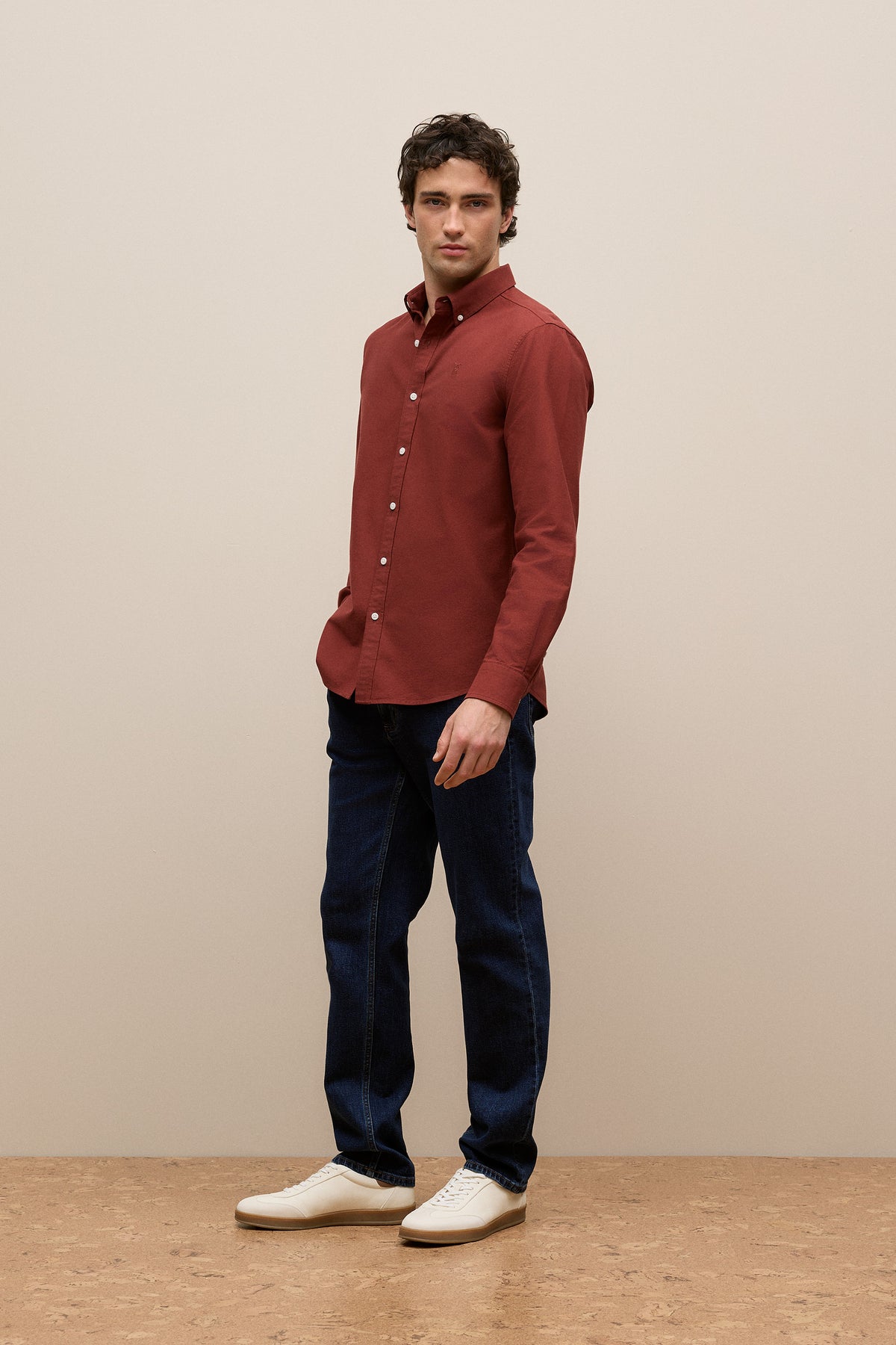 Regular Fit Monogram Oxford Shirt