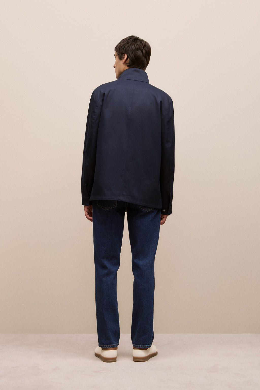 Cotton Twill Zip Through Jacket
