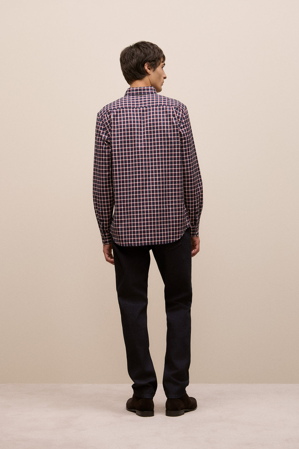 Regular Fit Fine Check Shirt