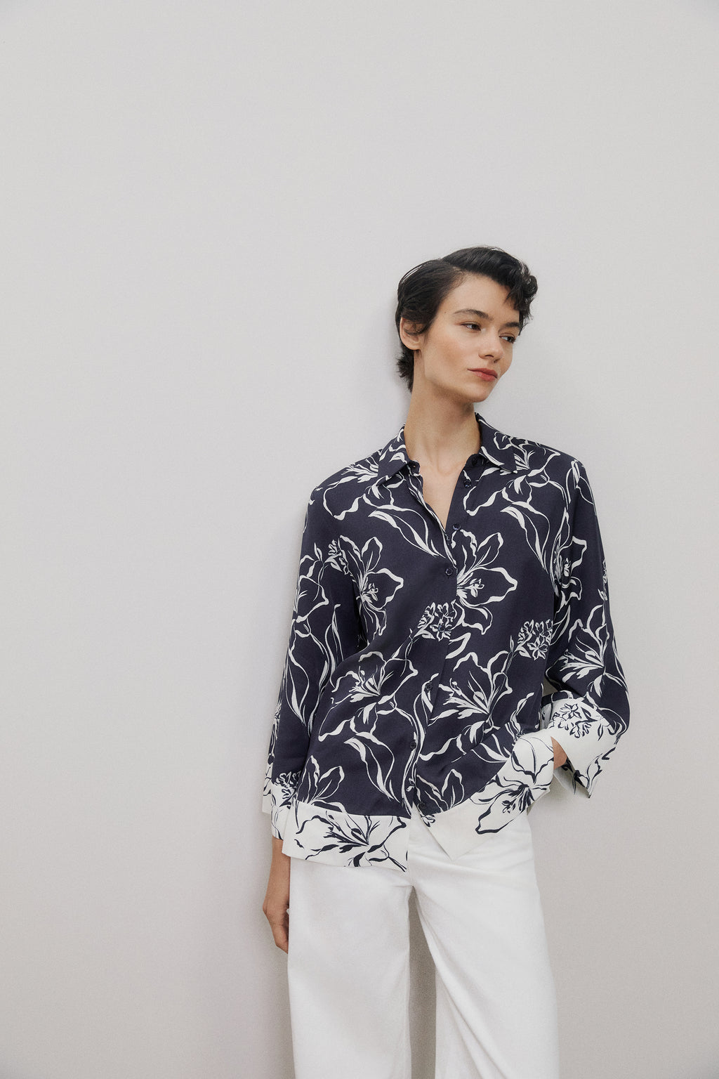 Iluna Spliced Shirt
