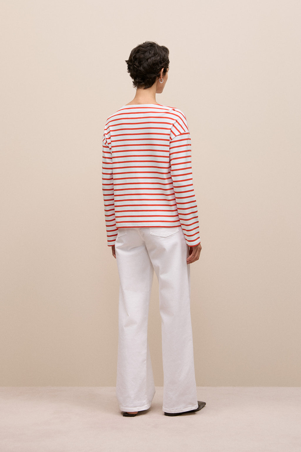 Australian Cotton Breton Stripe Long Sleeve T-Shirt