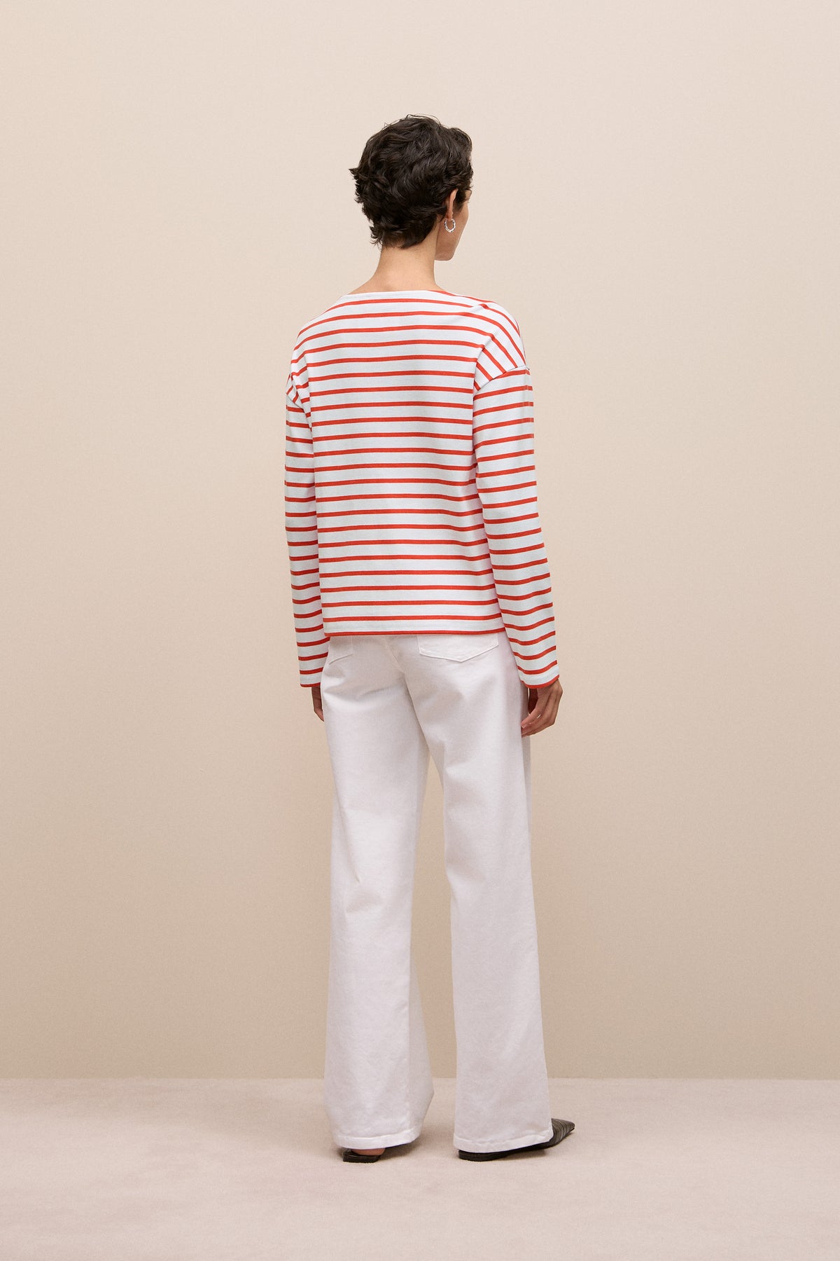 Australian Cotton Breton Stripe Long Sleeve T-Shirt