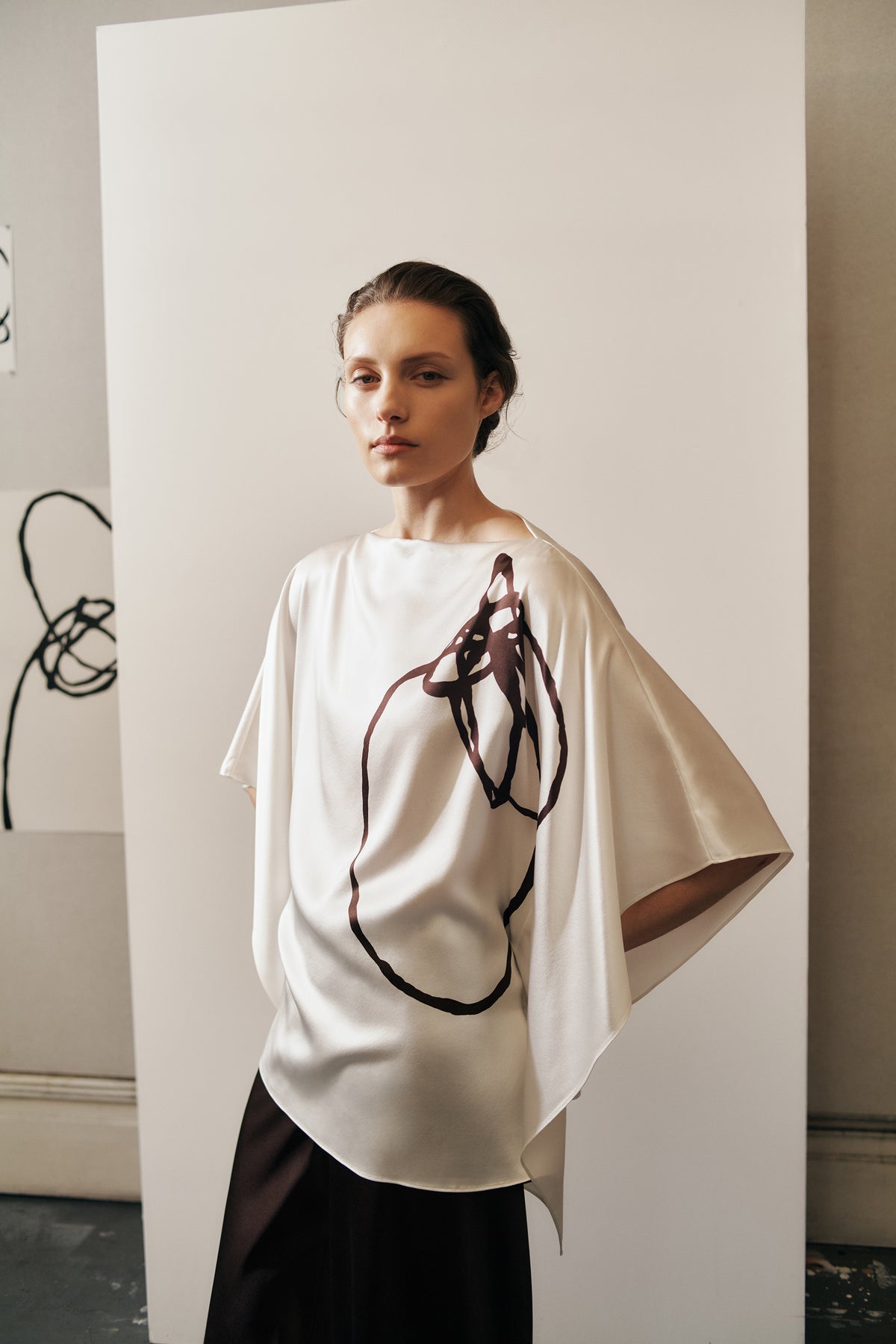 Camie Lyons X Trenery Silk Top
