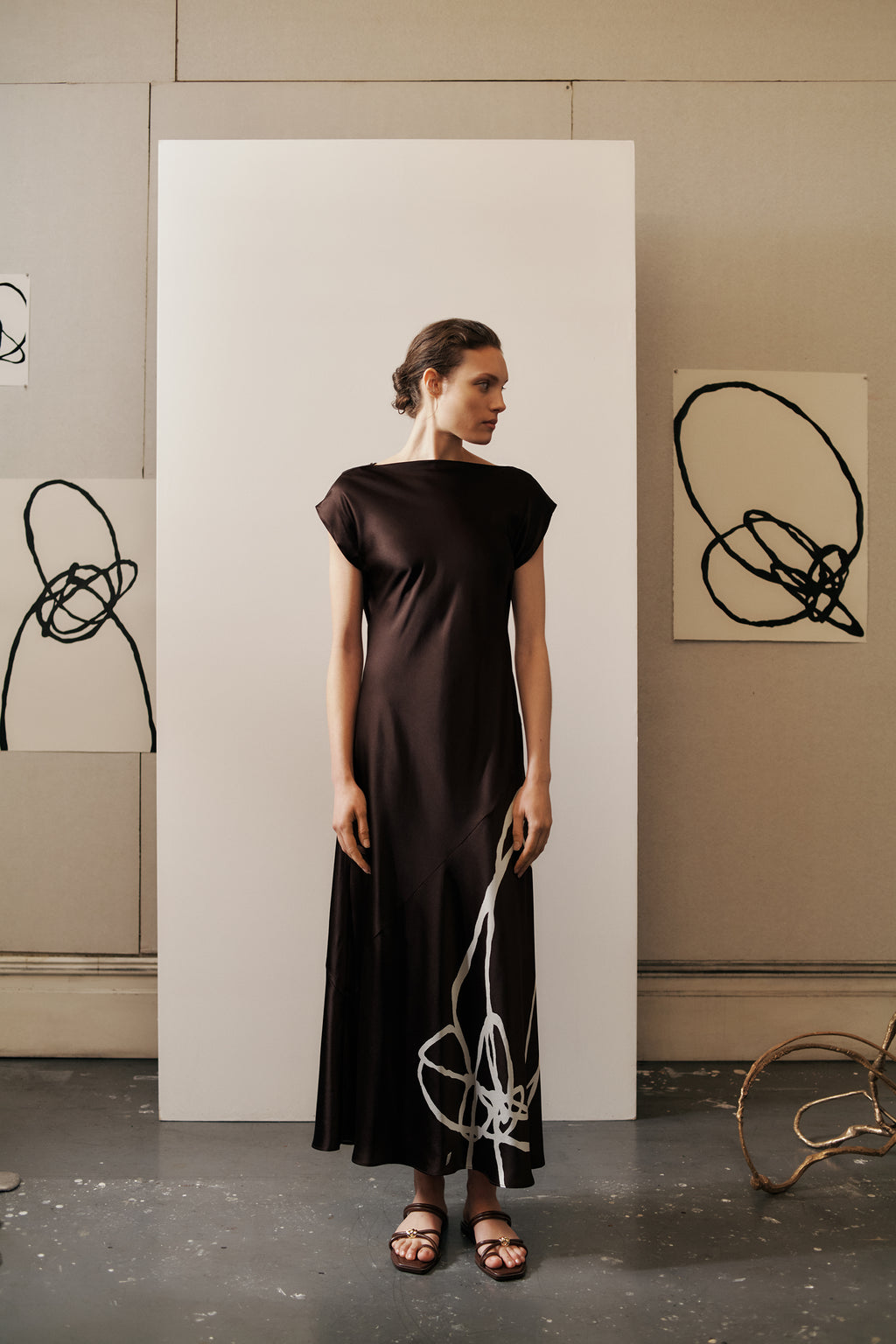 Camie Lyons X Trenery Silk Dress