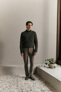 Merino Cable Detail Crew