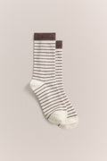 Metallic Stripe Sock