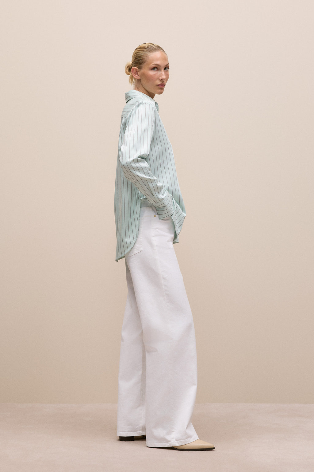 Soft Stripe Long Sleeve Shirt