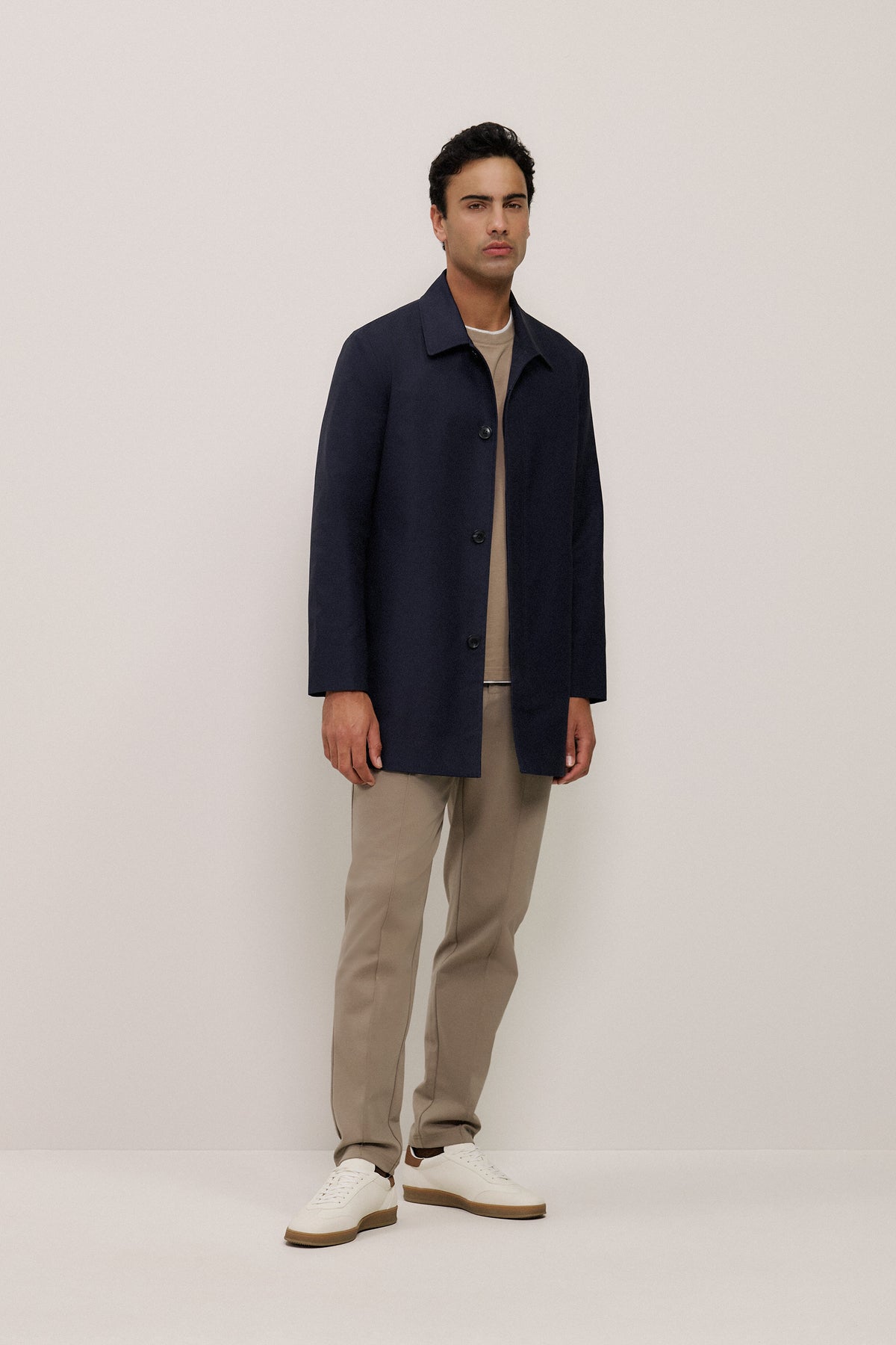 Mercerised Cotton Layered T-Shirt