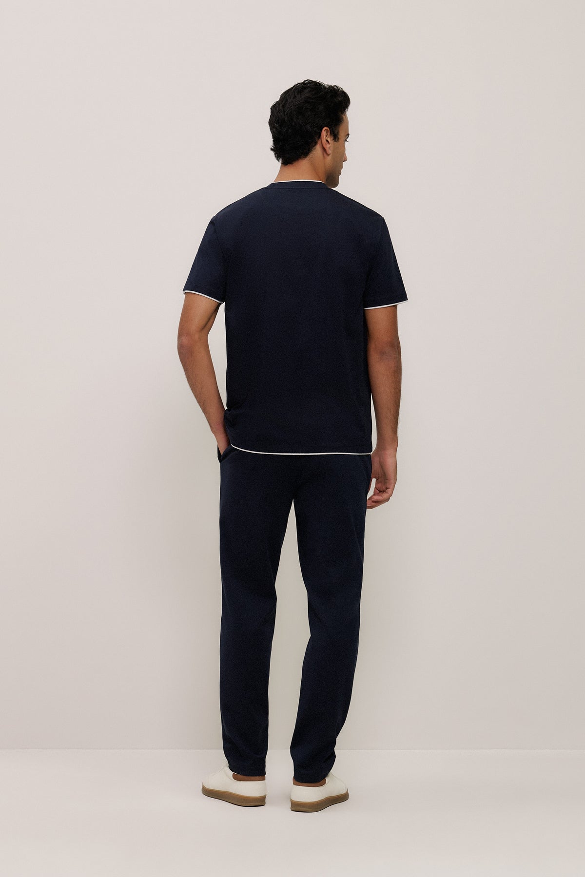 Mercerised Cotton Layered T-Shirt