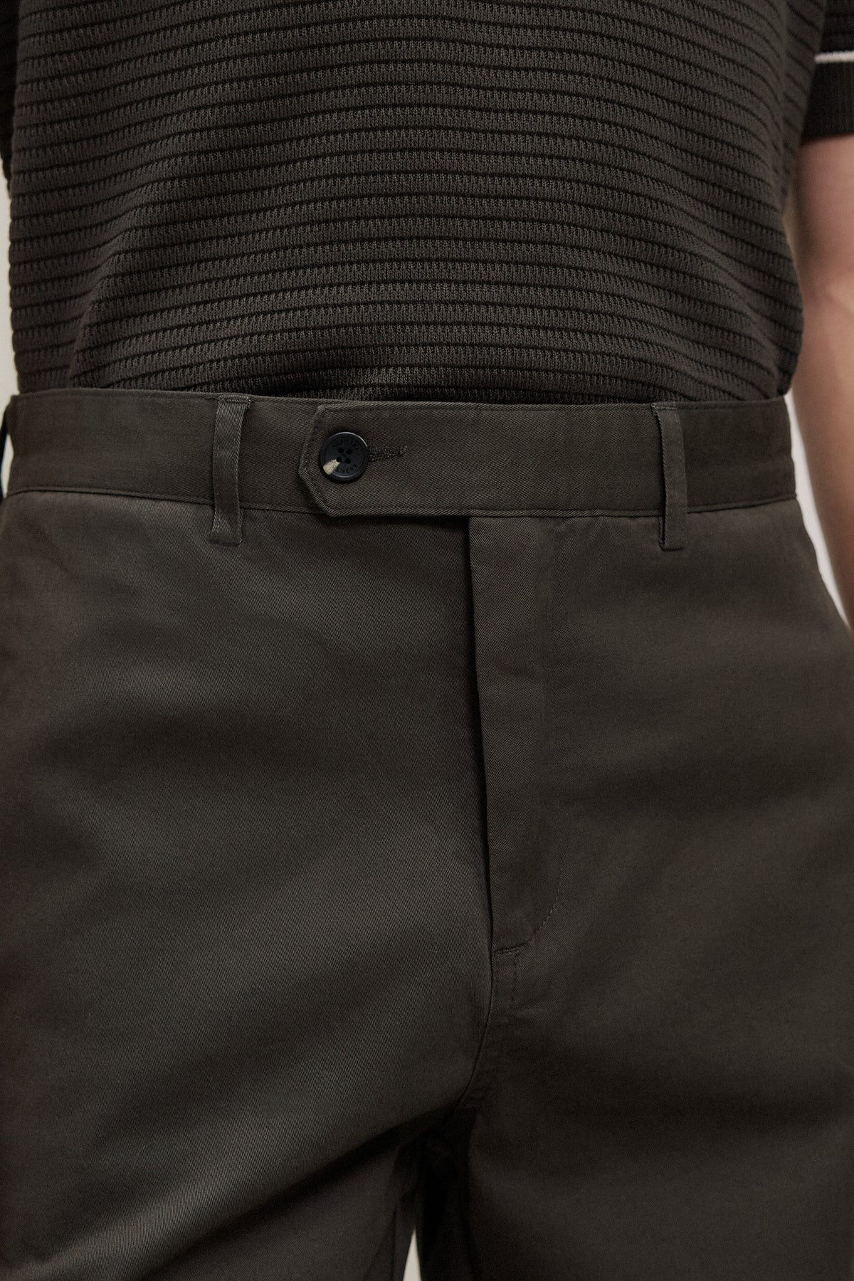 Cotton Twill Tailored Pant